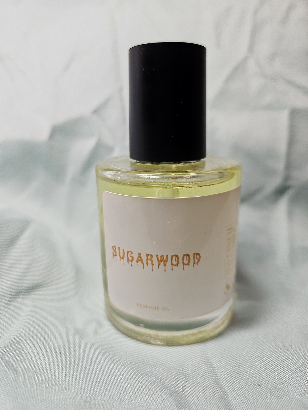 Eternal Perfume Oils - Sugarwood - Clear Bottle w/Black Cap & Yellow Oil - 50 ml